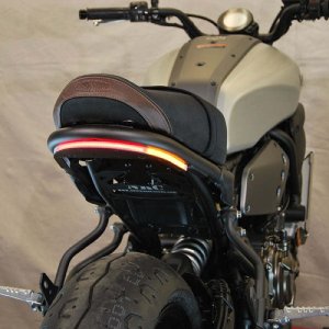 Yamaha XSR 700 Fender Eliminator - New Rage Cycles - Tucked w/Load EQ - Black textured - `16-`21